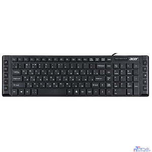 Acer OKW010 [ZL.KBDEE.002] Keyboard USB slim Multimedia black  Клавиатура проводная