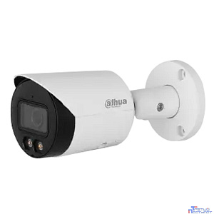 DAHUA DH-IPC-HFW2249SP-S-LED-0280B Уличная цилиндрическая IP-видеокамера FullColor 2Мп, 1/2.8” CMOS, объектив 2.8мм, видеоаналитика, микрофон, LED 30м, IP67, металл