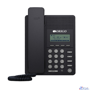 ORIGO OPH120/A1B IP-телефон с монохромным дисплеем 2.3", 100Base-TX WAN PoE, 100Base-TX LAN, c адаптером питания