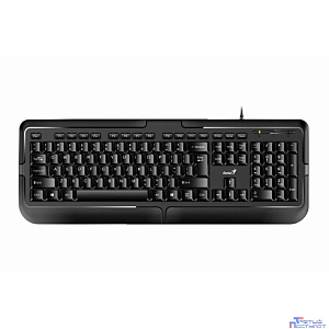 Клавиатура Genius Smart KB-118, {Черный, проводная, USB, 104 клавиши, регулировка наклона} [31310051402]