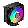 Кулер для процессора/ PCCooler RT500 Digital ARGB BK (240W, 4-pin PWM, LED temp., 152mm, Al/Cu, 5x6mm, ARGB, 1x120mm, 73.32CFM, 34.9dBA, 2200RPM, S: 1851/1700/1200/115X, AM5/AM4, black)