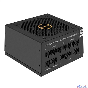 Exegate EX297234RUS Блок питания 1000W ExeGate 80 PLUS® GOLD 1000VSP FC (ATX3.0, APFC, КПД 90% (80 PLUS GOLD), 120mm fan, 24pin, 2x(4+4)pin, PCIE5.0/12VHPWR, 4xPCI-E, 6xSATA, 3xIDE, 1xFDD, Full Cable