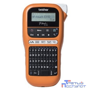 Brother P-Touch PT-E110VP  Ручная профессиональная электронная система для печати наклеек  PTE110VPR1