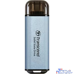 Transcend Portable SSD 512GB USB-C TS512GESD300C ESD300 голубой