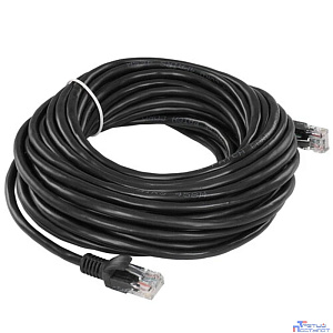 Cablexpert Патч-корд UTP PP12-10M/BK  кат.5e, 10м, литой, многожильный (черный)