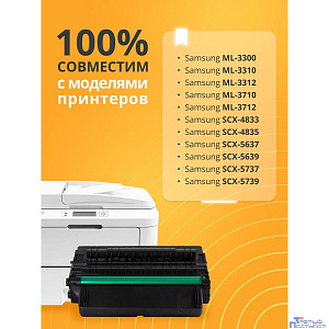Bion MLT-D205L Картридж для Samsung ML-3300/3310/3312/3710/3712, SCX-4833/4835/5637/5639/5737/5739 (5000  стр.), Черный, с чипом