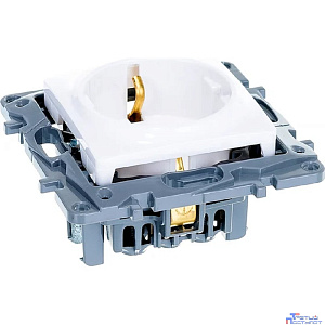 Legrand 672221 Розетка 2К+З - немецкий стандарт - 16 А - 250 В~ - Etika - белый