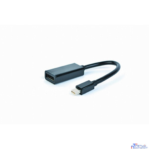 Cablexpert Переходник miniDisplayPort - DisplayPort, 20M/20F, длина 16см, черный (A-mDPM-DPF-001)