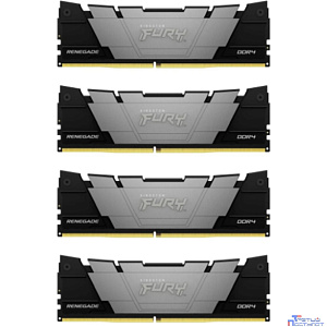 Память оперативная/ Kingston 32GB 2666MHz DDR4 CL13 DIMM (Kit of 4) FURY Renegade Black