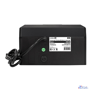 Exegate EX295011RUS ИБП ExeGate NEO NNB-650.LED.AVR.8SH.CH <650VA/390W, LED, AVR, 8*Schuko, 4*USB-порта для зарядки, Black>