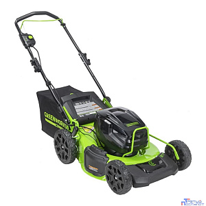 Greenworks Газонокосилка аккумуляторная GC82HPLM51,  82V, 51 см, бесщеточная без АКБ и ЗУ. [2518907]