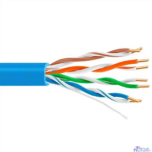 5bites Кабель Express US5525-305B-BL витая пара UTP / SOLID / 5E / 24AWG / 100% COPPER / PVC / BLUE / 305M