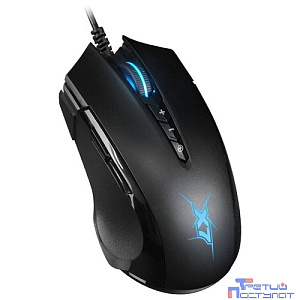 A4Tech X89 черный оптическая (2400dpi) USB (7but) [1147672]