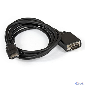 Exegate EX284928RUS Кабель-переходник HDMI-VGA ExeGate EX-CC-HDMIM-VGAM-1.8 (19M/15M, 1,8м)