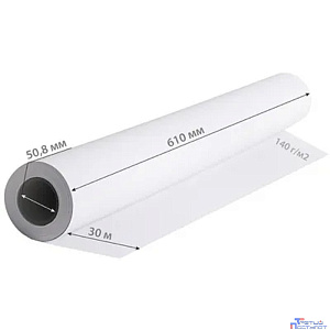 CACTUS CS-PC140-61030 Бумага универсальная (с покрытием), 140г/м2, рулон