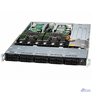 Сервер в сборе / SYS-121C-TN10R (bundle1) / SYS-121C-TN10R (bundle1): 1U / 2x Xeon Silver Sapphire Rapids 4510 / 4x DDR5 32GB 4800 / 1x SSD 240GB SATA, 2.5"/ 1x Dual port GbE RJ45/10/100/1000/ 2x 860W