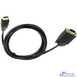 VCOM CG596-1.8M Кабель-переходник HDMI --> VGA_M/M 1,8м [4895182204010]