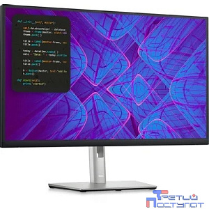 LCD Dell 31.5" P3223QE серебристый/черный {IPS 3840x2160 60Hz 5ms 10bit 350cd 1000:1 HDR10 HDMI2.0 DisplayPort1.4 RJ45 4xUSB3.2 USB-C3.2 Pivot HAS VESA}[210-beqz]