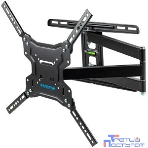 Kromax DIX-19 черный 22"-65" макс.45кг настенный поворотно-выдвижной и наклонный