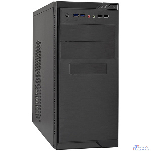 Exegate EX283235RUS Корпус Minitower ExeGate MA-372UX Black, mATX <UN350, 120mm> 2*USB+2*USB3.0, Audio