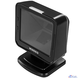MINDEO MP8610 USB Сканер ШК с подставкой (презентационный, 2D имидж, черный)