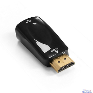 Exegate EX294718RUS Переходник HDMI-VGA ExeGate EX-A-HDMI-VGA-001 (19M/15F)