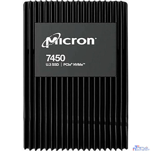 Micron SSD 7450 MAX, 1600GB, U.3(2.5" 15mm), NVMe, PCIe 4.0 x4, 3D TLC, R/W 6800/2700MB/s, IOPs 800 000/250 000, TBW 8700, DWPD 3 (12 мес.)
