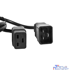 REM Шнур питания с заземлением IEC 60320 C19/Schuko, 16 А / 250 В (3 x 1,5), длина 1,8 м(R-16-Cord-C19-S-1.8)