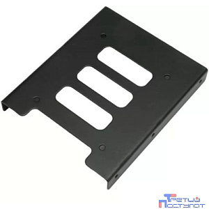 Салазки (2 шт.) для установки HDD/SSD 3.5" в отсек 5.25" Gembird, металл, пакет