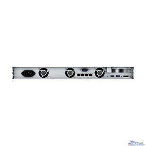 Synology RS822+ Сетевое хранилище (1U,4x3.5"/2.5" HDD, 4-core 2.2 GHz, 2 GB DDR4 ECC SODIMM, 4xGbE LAN)