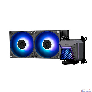 СЖО для процессора MSI MAG CORELIQUID A15 240 Soc-1700/1851/AM4/AM5 2xARGB Fan (306-7ZWAA11-L80)