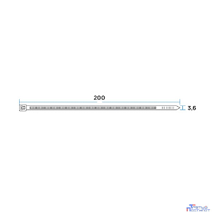 PROconnect (57-0200-4) Стяжка кабельная нейлоновая 200x2,5мм, белая (100 шт/уп)