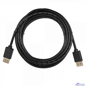 Кабель ACD Кабель ACD-DDPM2-50B |ACD-DDPM2-50B| DisplayPort 1.2,  Golden Plated, 20m/20m, Черный, 5м, (742385)
