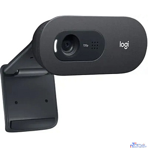 960-001372/960-001373 Logitech WebCam C505e { USB 2.0, HD, 1280*720, 2Mpix foto, Mic, Black} (960-001373)