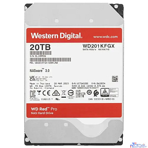 20TB WD Red Pro (WD201KFGX) {Serial ATA III, 7200- rpm,512Mb, 3.5"}