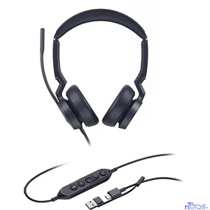 Гарнитура проводная/ Yealink UH46 Dual UC USB-C/A [1308183]