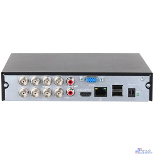 DAHUA DH-XVR1B08H-I/T 8-канальный HDCVI-видеорегистратор c SMD HDCVI, AHD, TVI, IP, CVBS; IP-каналы: до 12 каналов до 6Мп;  1 SATA III до 16Тбайт; видеоаналитика 1 HDMI, 1 VGA; 1 RJ45 100Мбит/с