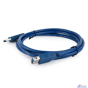 Bion Кабель удлинительный USB 3.0 AM/AF, 1.8 м, позолоченные контакты, синий [BXP-CCP-USB3-AMAF-6]