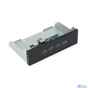 Gembird Планка USB 3.0 на переднюю панель 5.25", 4 порта USB (FP5.25-USB3-4A)