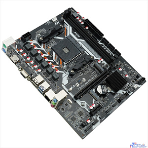 AFOX A320D4-MA5-V2 (Socket AM4, mATX, 2*DDR4(32Gb), VGA+ HDMI, 4*SATA3, 1*M.2, 1*PCIEx16/1*PCIEx1, 1*USB 2.0, 1*USB 3.0,  2 x PS/2, LAN 1*1G) RTL