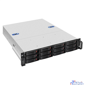 Exegate EX296233RUS Серверная платформа ExeGate Pro 2U550-HS12 <RM 19", высота 2U, глубина 550, Redundant БП Chicony 2x550W, 12xHotSwap, USB>