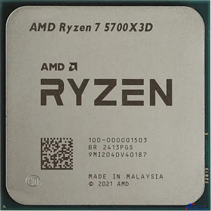 CPU AMD Ryzen 7 5700X3D OEM  (100-000001503) { Base 3,00GHz, Turbo 4,10GHz, Without Graphics, L3 96Mb, TDP 105W, AM4}