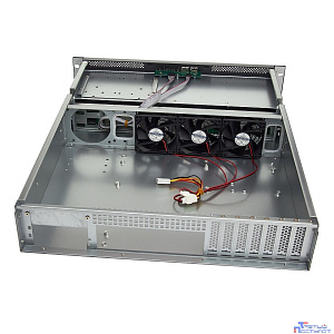 Exegate EX281293RUS Серверный корпус ExeGate Pro 2U550-HS08 <RM 19",  высота 2U, глубина 550, БП 1U-800ADS, 8xHotSwap, USB>