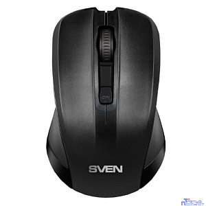 Беспроводная мышь Sven RX-270W чёрная (3+1кл. 800-1600DPI, блист)