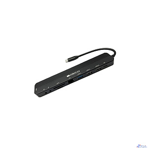 ORIGO OU3350SNPD/A1A Док-станция USB-C 9-в-1 USB 3.0, 2xUSB 2.0, USB-C/PD 3.0, HDMI, Gigabit LAN, SD/TF/microSD, TRRS, Mic
