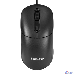 Exegate EX298898RUS Мышь ExeGate Professional Standard SL-9063 (USB, оптическая, 3600dpi, 4D, 4 кнопки и колесо прокрутки, длина кабеля 1,5м, черная, RTL)