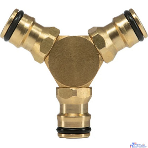Rexant (62-0281-3-F) Тройник Y для быстросъемного соединения латунный