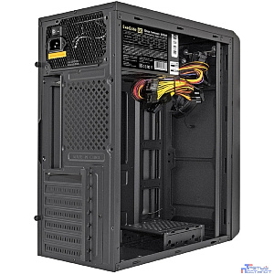 Exegate EX283073RUS Корпус Miditower ExeGate XP-332 Black, ATX, <XP500, Black,120mm>, 2*USB, Audio