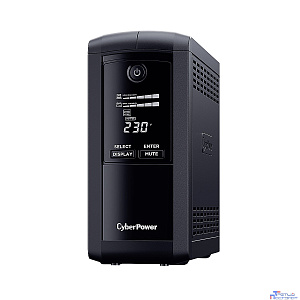 ИБП CyberPower VP700ELCD {Line-Interactive, Tower, 700VA/390W USB/RS-232/RJ11/45  (4 EURO), 12В/7 Ач х 1}