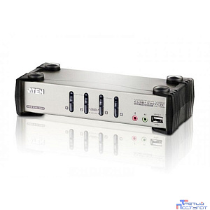 KVM-переключатель USB 4PORT W/OSD CS1734B-A7-G ATEN